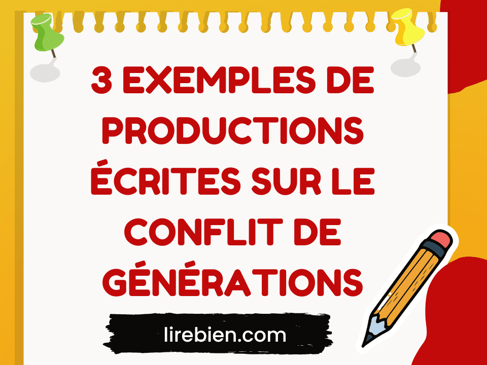 le conflit de génération texte argumentatif