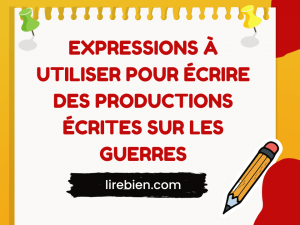 production écrite sur la guerre