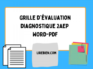 grille évaluation diagnostique français 2aep