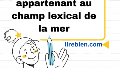 champ lexical de la mer