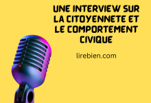 Une interview sur la citoyenneté et le comportement civique