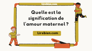champ lexical amour maternel
