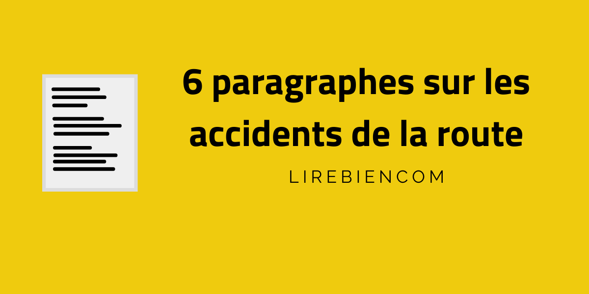 dissertation sur les accidents de la route conclusion