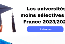 Les universités les moins sélectives en France
