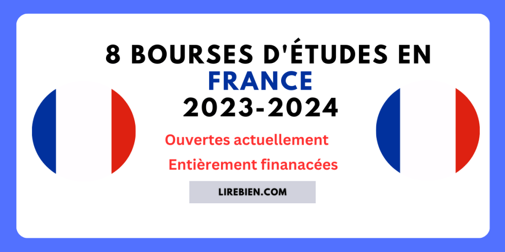 8 Bourses D'études En France 2023-2024 Pour étudiants étrangers ...