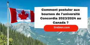 bourses de l'université Concordia 2023/2024 au Canada 