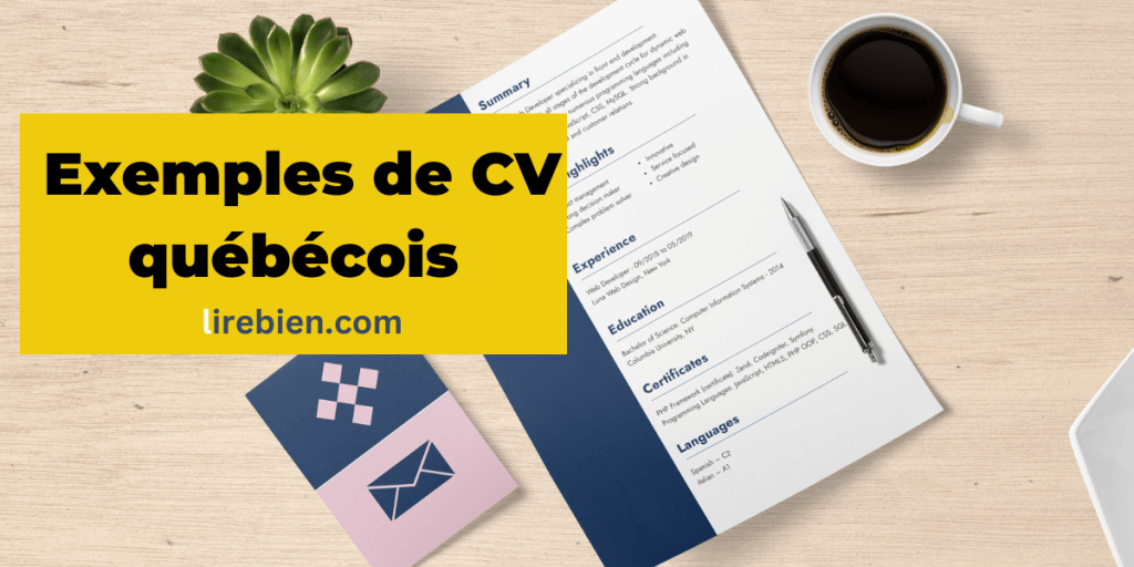 exemples de CV québécois