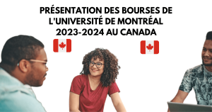 bourses d'études de l'université de Montréal 2023-2024