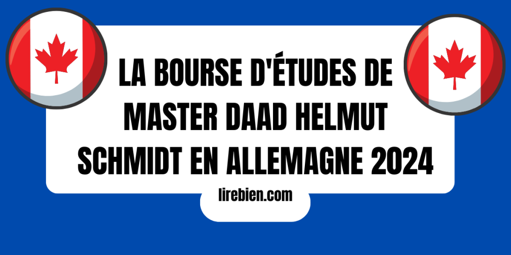 La bourse d'études de Master DAAD Helmut Schmidt en Allemagne 2024