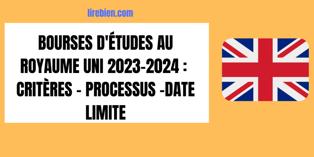 Bourses d'études au royaume uni 2023-2024 : La bourse Denys Holland