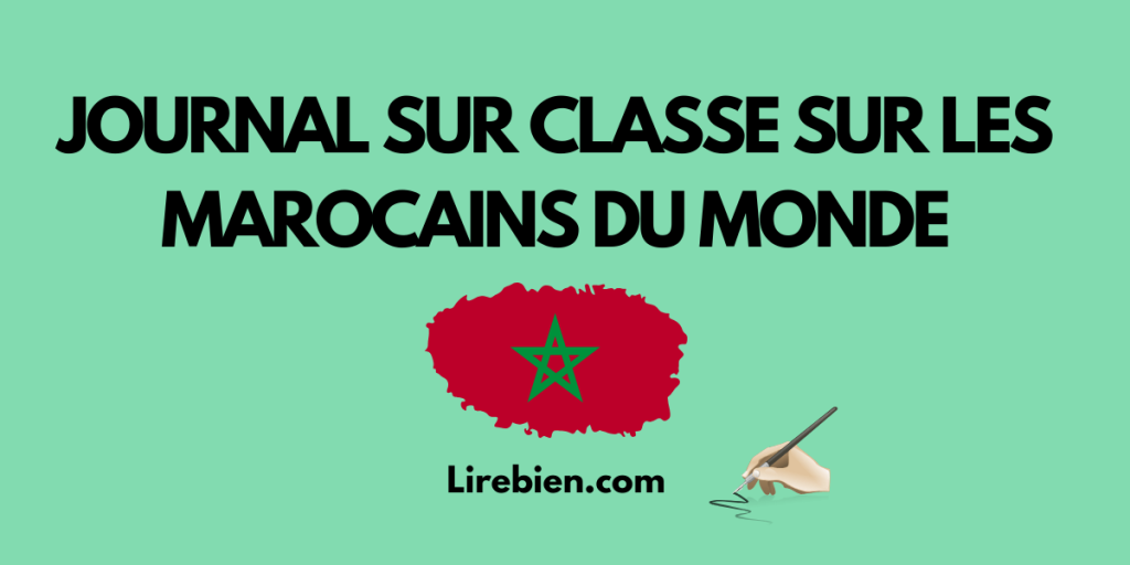 Projet de classe sur les marocains du monde