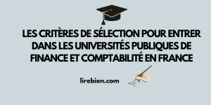 La liste des universités publiques de finance et comptabilité en France