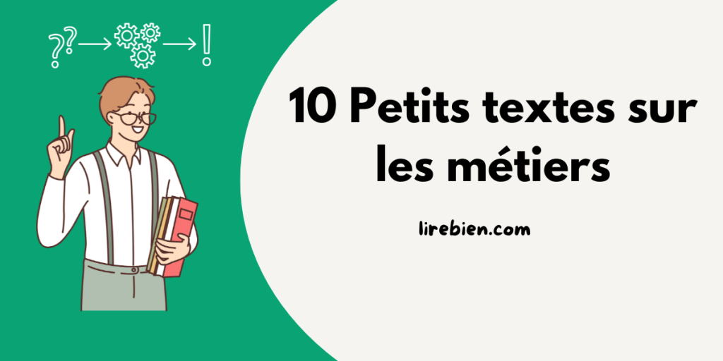 Petits textes sur les métiers primaire PDF