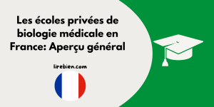 Les écoles privées de biologie médicale en France