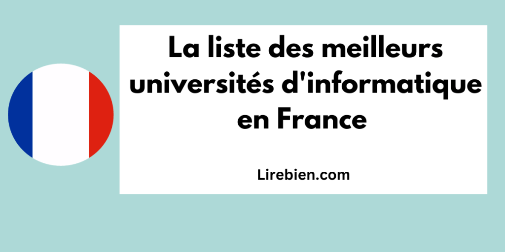 Les meilleures universités d'informatique en France