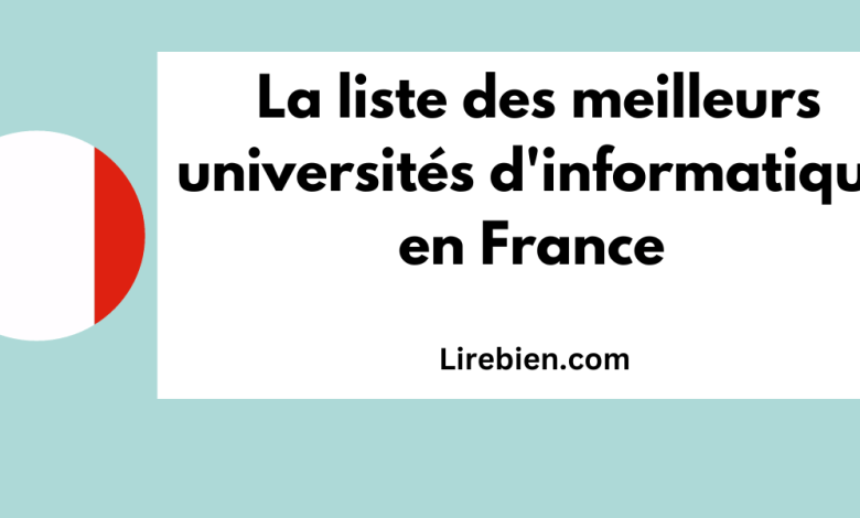 Les meilleures universités d'informatique en France