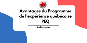 Programme de l'expérience québécoise PEQ
