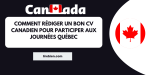 cv canadien pour participer aux journées Québec Word