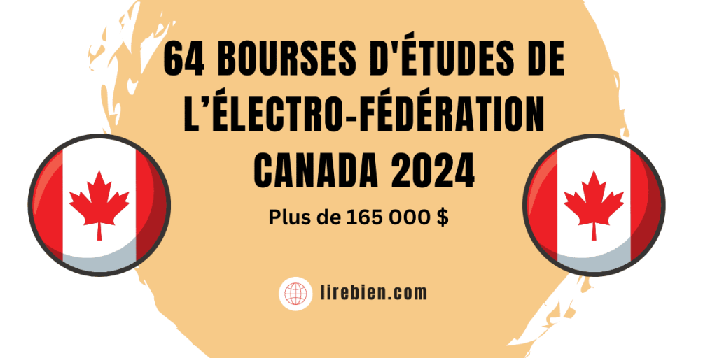 Bourses d'études de l’Électro-Fédération Canada 2024