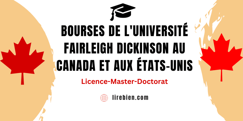 Bourses de l'université Fairleigh Dickinson au Canada et aux États-Unis