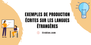Production écrite sur les langues étrangères 