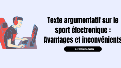 Texte argumentatif sur le sport électronique