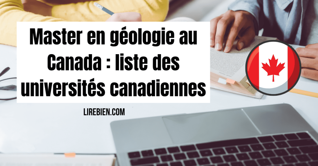 Master en géologie au Canada