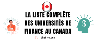 universités de finance au Canada