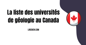 universités de géologie au Canada