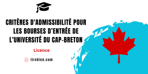 bourses d'entrée de l'université du Cap-Breton