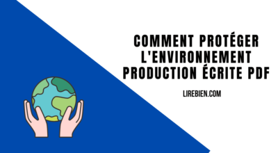 Comment protéger l'environnement production écrite PDF