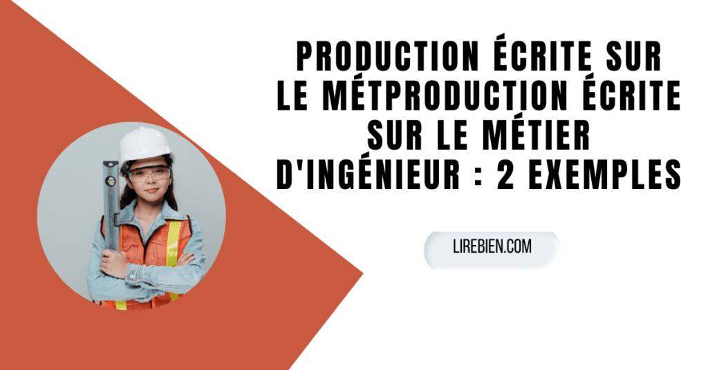 Production écrite sur le métier d'ingénieur