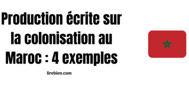 Production écrite sur la colonisation au Maroc