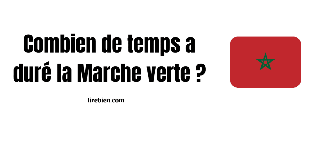 Combien de temps a duré la Marche verte