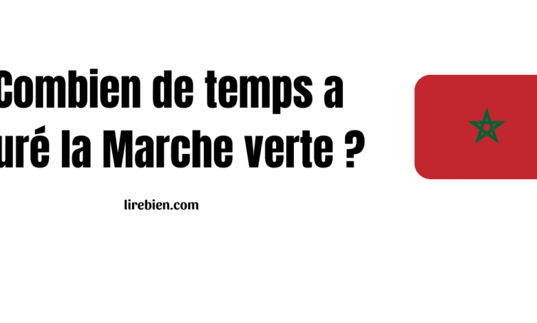 Combien de temps a duré la Marche verte