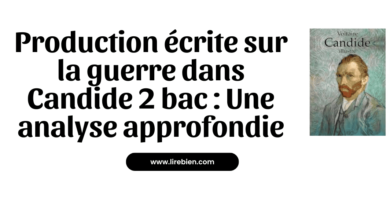 Production écrite sur la guerre dans Candide 2 bac