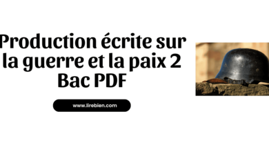 Production écrite sur la guerre et la paix 2 Bac PDF