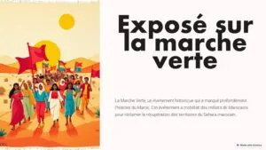 Exposé sur la marche verte Maroc PPT