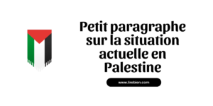 paragraphe sur Palestine en français