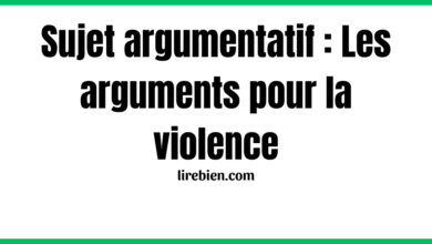 Les arguments pour la violence