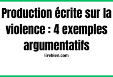 Production écrite sur la violence 1 bac