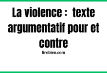 La violence texte argumentatif pour et contre