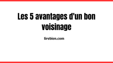 Les 5 avantages d'un bon voisinage