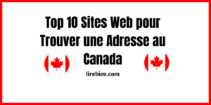 Sites Web pour Trouver une Adresse au Canada