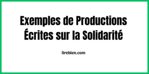 Production écrite sur la Solidarité 1bac-Production écrite sur la Solidarité 4aep